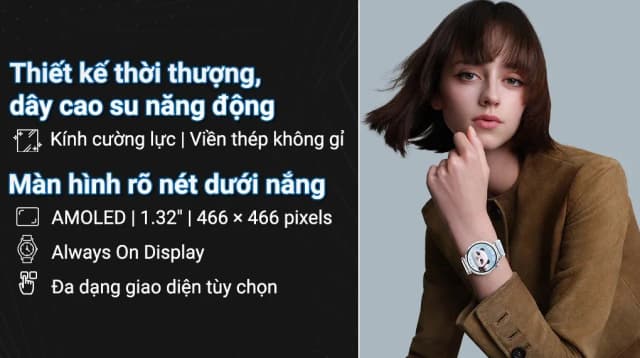 So sánh giá Huawei Watch GT 5 41mm viền thép dây cao su rẻ nhất? - Ảnh 3