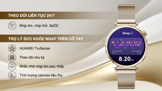 So sánh giá Huawei Watch GT 5 41mm viền thép dây Milanese rẻ nhất? - Ảnh 12
