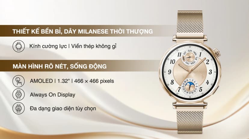 So sánh giá Huawei Watch GT 5 41mm viền thép dây Woven - Tìm sản phẩm giá rẻ nhất - Ảnh 4