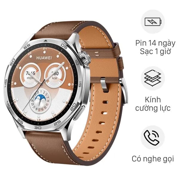 So sánh giá Huawei Watch GT 5 46mm viền thép dây cao su rẻ nhất? - Ảnh 6