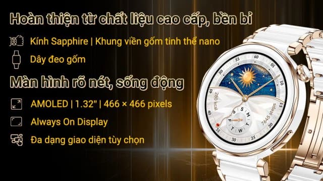 So sánh giá Huawei Watch GT 5 Pro 42mm viền gốm dây gốm rẻ nhất? - Ảnh 3