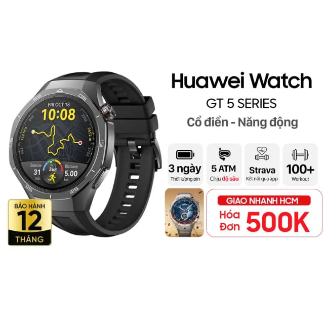 So sánh giá Huawei Watch GT 5 Pro 46mm viền Titanium dây cao su rẻ nhất? - Ảnh 17