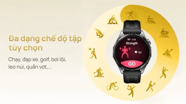 So sánh giá Huawei Watch GT 6 46mm viền thép dây cao su rẻ nhất? - Ảnh 14