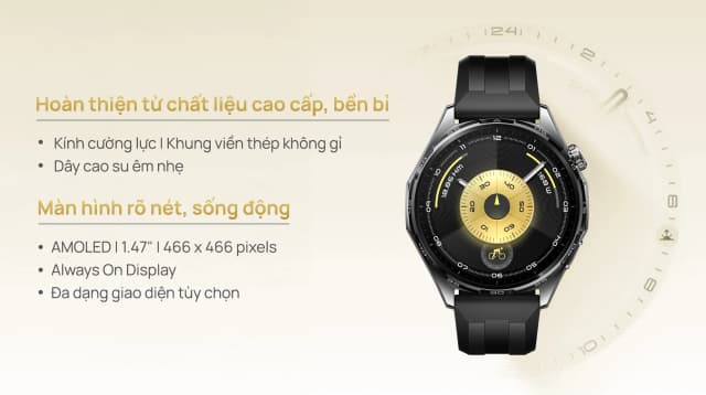 So sánh giá Huawei Watch GT 6 46mm viền thép dây cao su rẻ nhất? - Ảnh 6