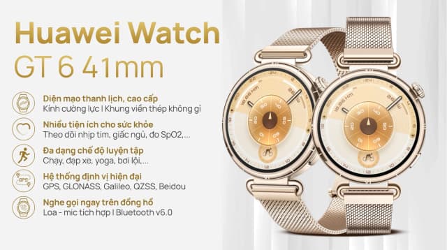 So sánh giá Huawei Watch GT 6 41mm viền thép dây cao su rẻ nhất? - Ảnh 15