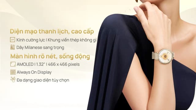 So sánh giá Huawei Watch GT 6 41mm viền thép dây Milanese rẻ nhất? - Ảnh 5