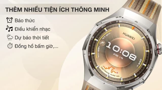 So sánh giá Huawei Watch GT 6 Pro 46mm viền Titanium dây Woven rẻ nhất? - Ảnh 9
