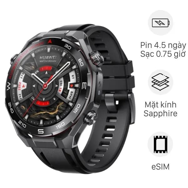 So sánh giá Huawei Watch Ultimate 48.5mm viền gốm dây Titanium rẻ nhất? - Ảnh 20