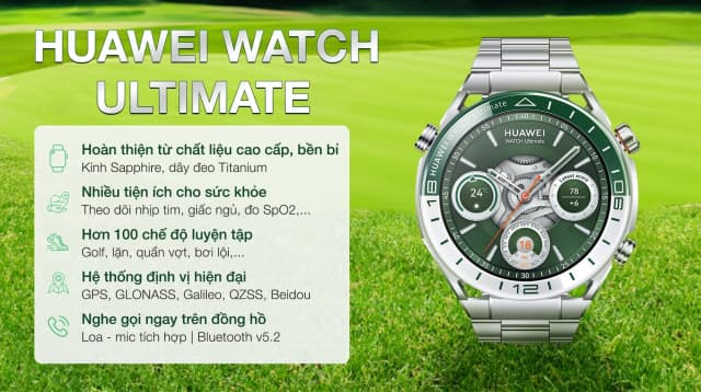 So sánh giá Huawei Watch Ultimate 48.5mm viền gốm dây Titanium rẻ nhất? - Ảnh 3