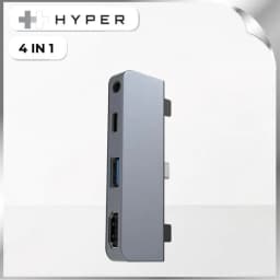 Hub chuyển đổi Type-C 4 in 1 Hyperdrive HD319E-GRAY - Giá rẻ nhất hôm nay - Ảnh 1