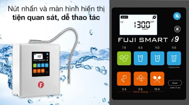 So sánh giá Máy lọc nước điện giải ion kiềm Fuji Smart i9 10 tấm điện cực rẻ nhất? - Ảnh 5