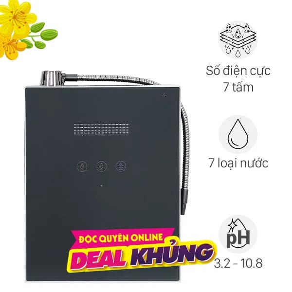 Top 1 so sánh giá Máy lọc nước điện giải ion kiềm IonFarms Alpha-1700 7 tấm điện cực - Tìm sản phẩm giá rẻ nhất - Ảnh 4
