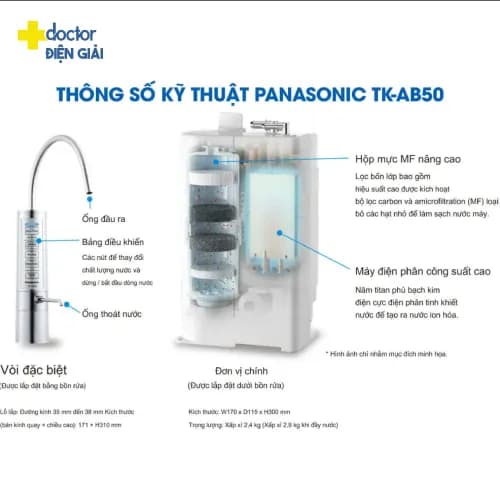 Top 1 so sánh giá Máy lọc nước điện giải ion kiềm Panasonic TK-AB50 5 tấm điện cực - Tìm sản phẩm giá rẻ nhất - Ảnh 12