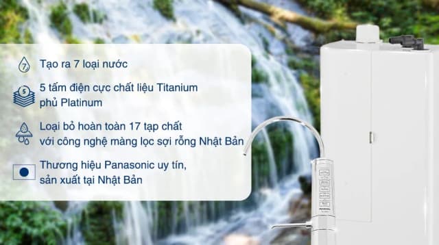 Top 1 so sánh giá Máy lọc nước điện giải ion kiềm Panasonic TK-AB50 5 tấm điện cực - Tìm sản phẩm giá rẻ nhất - Ảnh 13