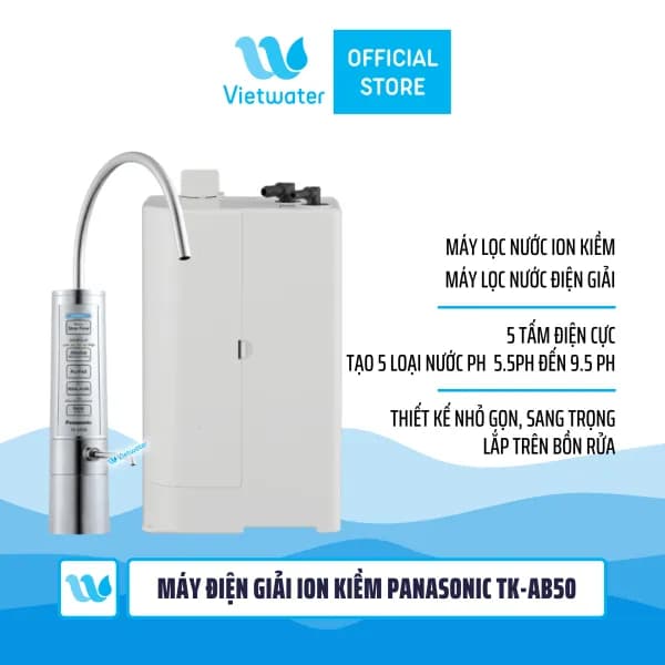 Top 1 so sánh giá Máy lọc nước điện giải ion kiềm Panasonic TK-AB50 5 tấm điện cực - Tìm sản phẩm giá rẻ nhất - Ảnh 3