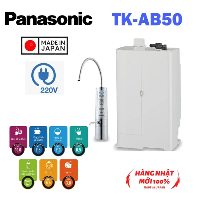 Top 1 so sánh giá Máy lọc nước điện giải ion kiềm Panasonic TK-AB50 5 tấm điện cực - Tìm sản phẩm giá rẻ nhất - Ảnh 6