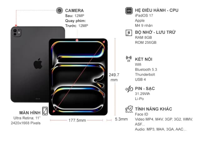 So sánh giá Máy tính bảng iPad Air M4 11 inch WiFi 256GB rẻ nhất? - Ảnh 15