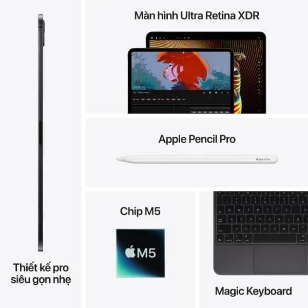 So sánh giá Máy tính bảng iPad Pro M5 13 inch 5G 2TB rẻ nhất? - Ảnh 5