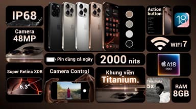 Điện thoại iPhone 16 Pro 256GB - 6