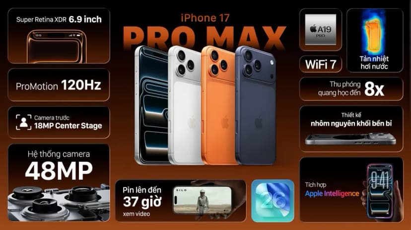 Điện thoại iPhone 17 Pro 1TB - Giá rẻ nhất hôm nay - Ảnh 17