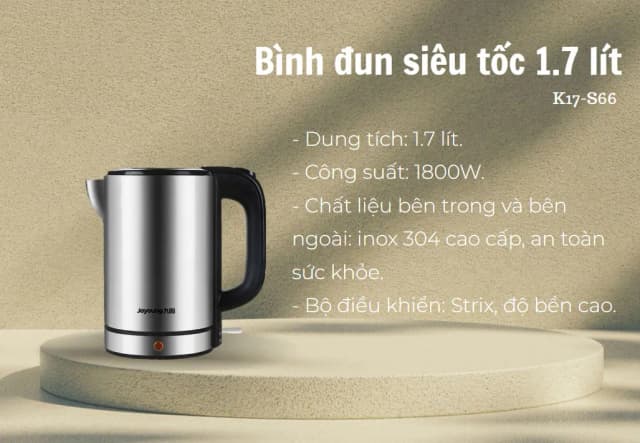 Top 1 so sánh giá Bình đun siêu tốc Joyoung 1.5 lít JEK-188 - Tìm sản phẩm giá rẻ nhất - Ảnh 29