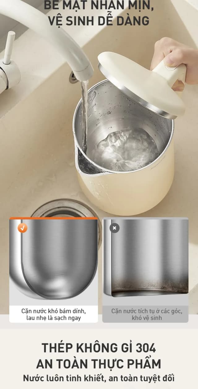 Top 1 so sánh giá Bình đun siêu tốc Joyoung 1.5 lít JEK-188 - Tìm sản phẩm giá rẻ nhất - Ảnh 6