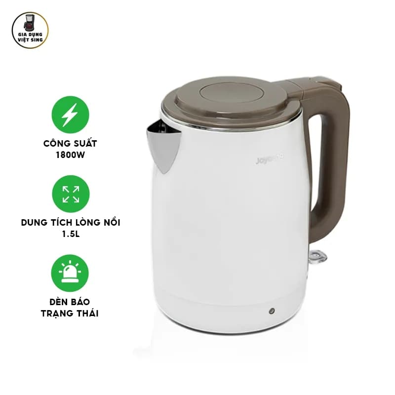 Bình đun siêu tốc Joyoung 1.5 lít JEK-188 - Giá rẻ nhất hôm nay - Ảnh 63