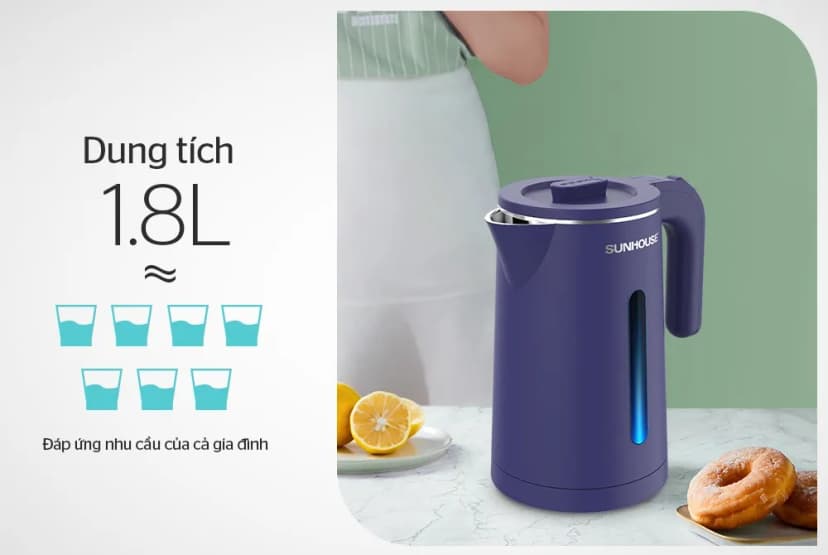 Bình đun siêu tốc Joyoung 1.5 lít JEK-188 - Giá rẻ nhất hôm nay - Ảnh 89