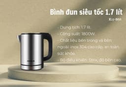 Bình đun siêu tốc Joyoung 1.7 lít JEK-588 - Giá rẻ nhất hôm nay - Ảnh 19