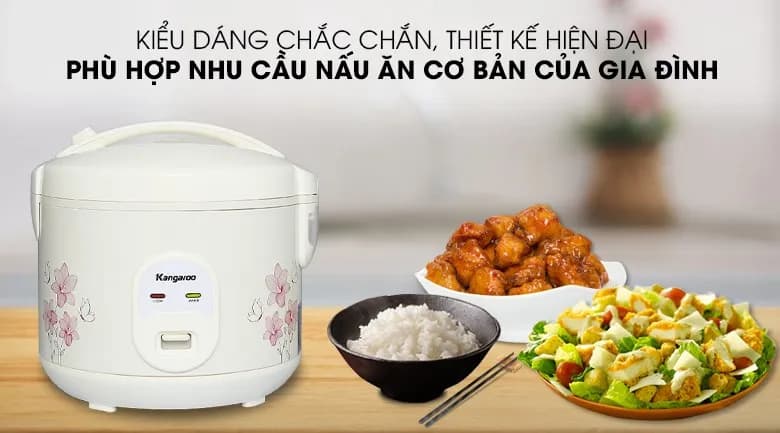 Nồi cơm nắp gài Kangaroo 1.2 lít KG12RC1 - Giá rẻ nhất hôm nay - Ảnh 2