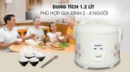 Nồi cơm nắp gài Kangaroo 1.2 lít KG12RC1 - Giá rẻ nhất hôm nay - Ảnh 3