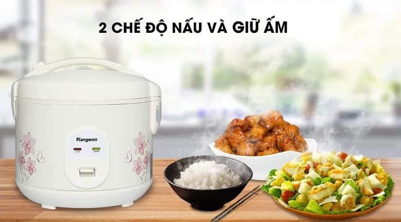 Nồi cơm nắp gài Kangaroo 1.2 lít KG12RC1 - Giá rẻ nhất hôm nay - Ảnh 5