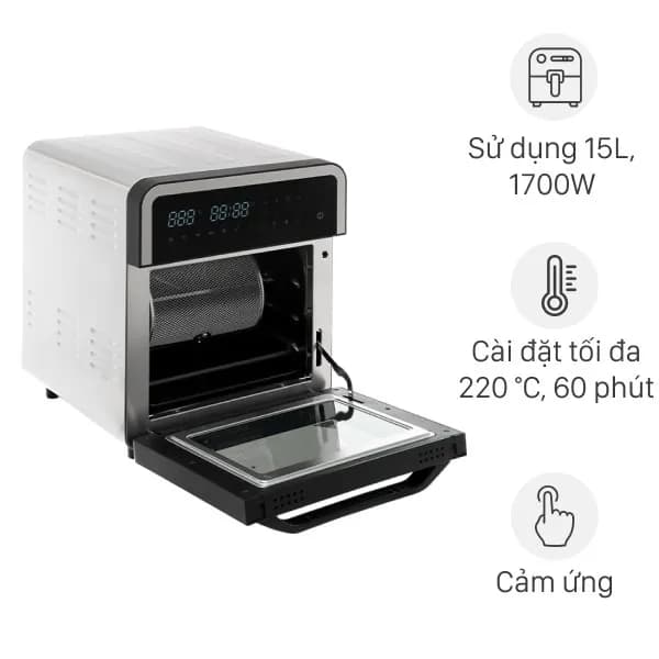 So sánh giá Lò chiên không dầu Kangaroo 12.5 lít KG12AF6A rẻ nhất? - Ảnh 12