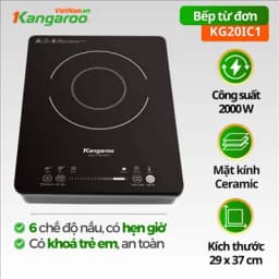 So sánh giá Bếp từ đơn Kangaroo KG18IC1 2000W - Tìm sản phẩm giá rẻ nhất - Ảnh 12