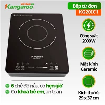 So sánh giá Bếp từ đơn Kangaroo KG18IC1 2000W - Tìm sản phẩm giá rẻ nhất - Ảnh 12