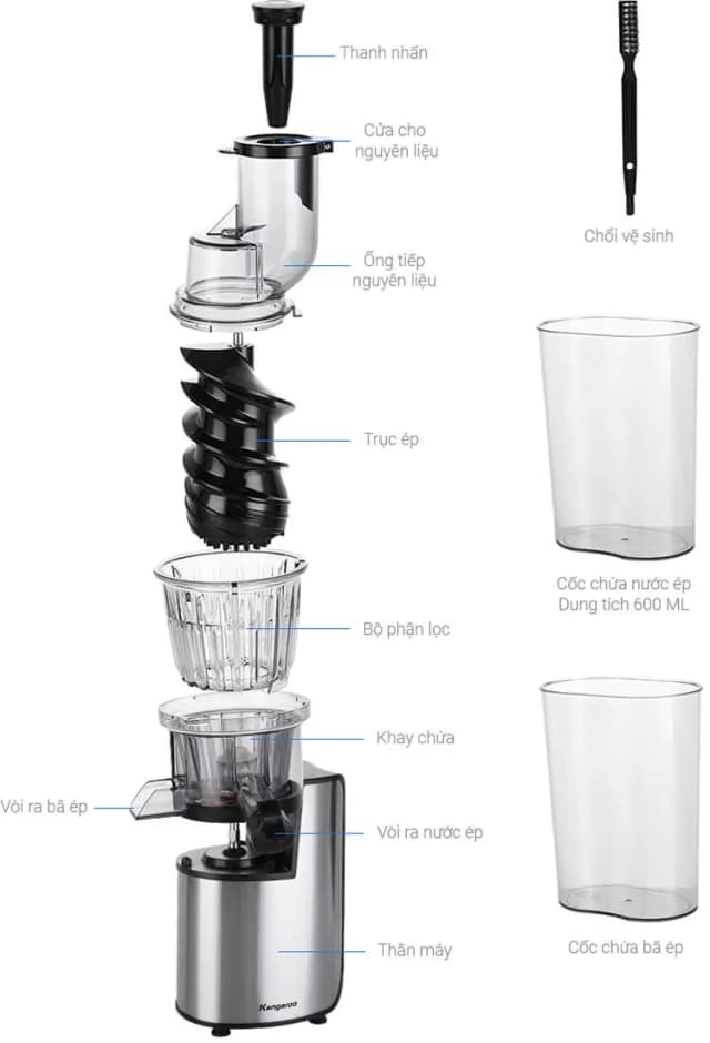 So sánh giá Máy ép chậm Kangaroo KG1B6 rẻ nhất? - Ảnh 7