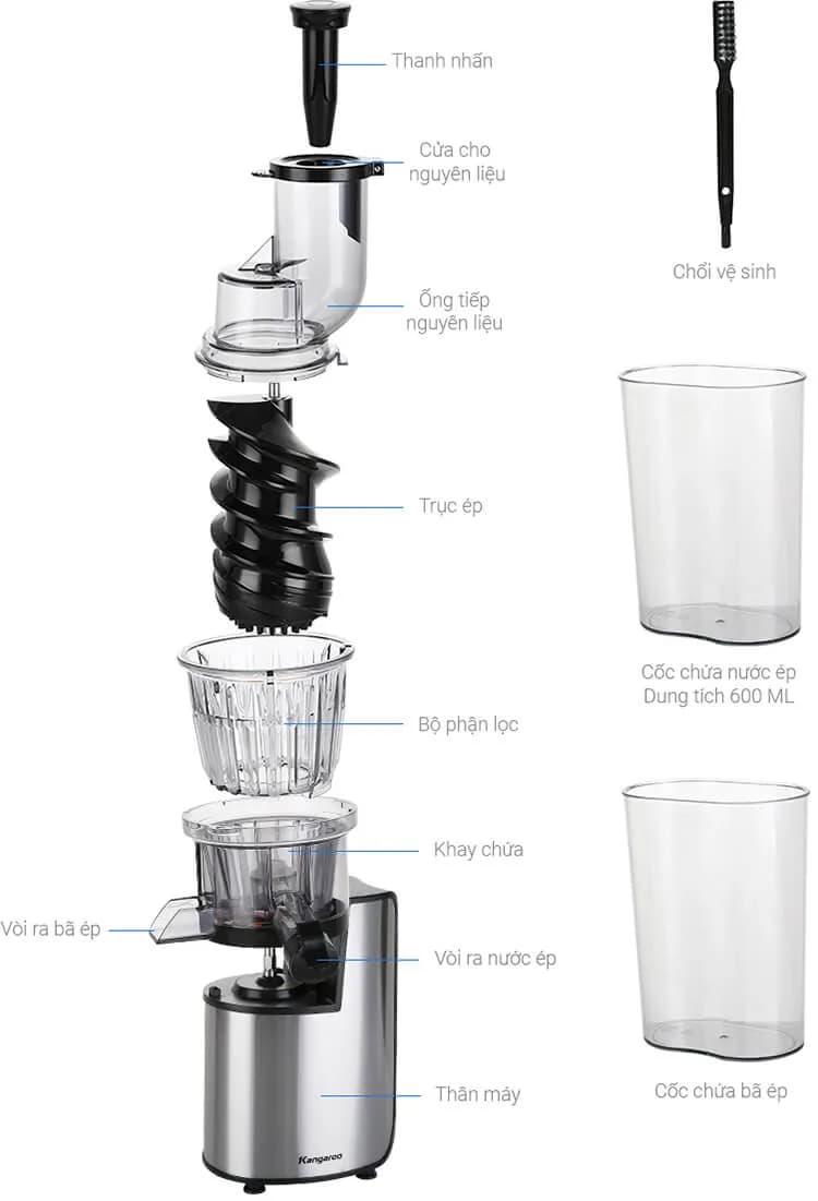 So sánh giá Máy ép chậm Kangaroo KG1B6 - Tìm sản phẩm giá rẻ nhất - Ảnh 7