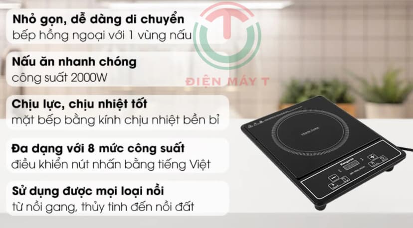 Bếp hồng ngoại đơn Kangaroo KG20IFP1 2000W - Giá rẻ nhất hôm nay - Ảnh 14