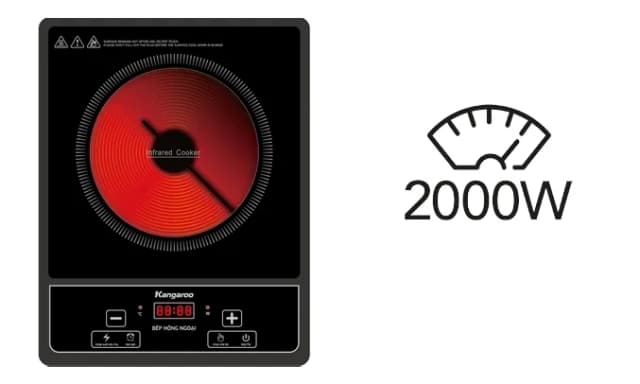 So sánh giá Bếp hồng ngoại đơn Kangaroo KG20IFT1 2000W rẻ nhất? - Ảnh 20
