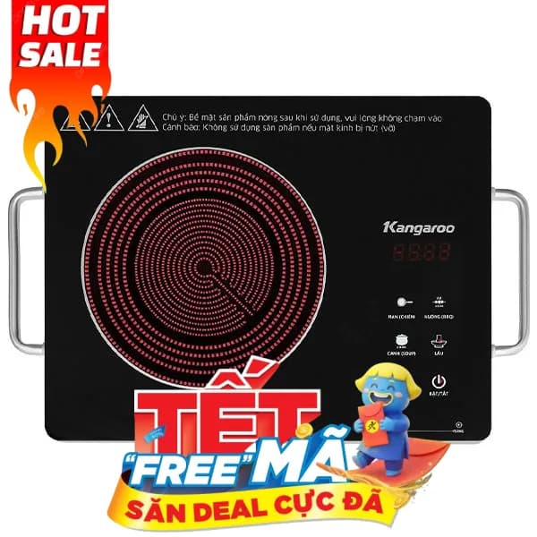 So sánh giá Bếp hồng ngoại đơn Kangaroo KG20IFT1 2000W rẻ nhất? - Ảnh 7