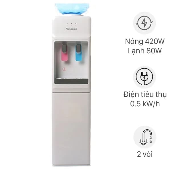 So sánh giá Cây nước nóng lạnh Kangaroo KG31A3 500W - Tìm sản phẩm giá rẻ nhất - Ảnh 1