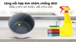 Nồi cơm nắp gài Kangaroo 1.8 lít KG378H - Giá rẻ nhất hôm nay - Ảnh 4