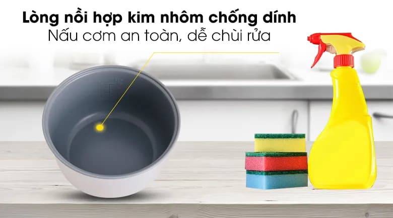 Nồi cơm nắp gài Kangaroo 1.8 lít KG378H - Giá rẻ nhất hôm nay - Ảnh 4