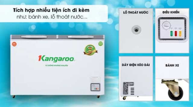 So sánh giá Tủ đông Kangaroo 327 lít KG498KX2 rẻ nhất? - Ảnh 15