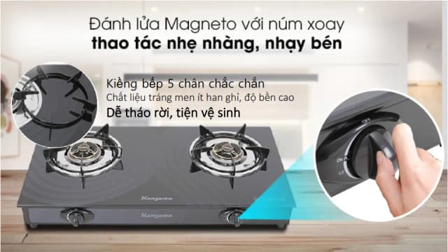 So sánh giá Bếp ga đôi Kangaroo KG519M rẻ nhất? - Ảnh 13