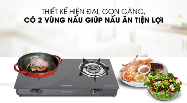 So sánh giá Bếp ga đôi Kangaroo KG519M rẻ nhất? - Ảnh 5