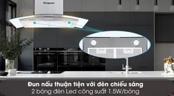So sánh giá Máy hút mùi kính cong Kangaroo KG538 rẻ nhất? - Ảnh 18