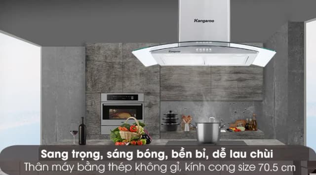 So sánh giá Máy hút mùi kính cong Kangaroo KG538 rẻ nhất? - Ảnh 7