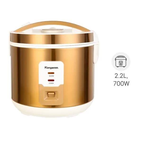 Nồi cơm nắp gài Kangaroo 2.2 lít KG572 - Ảnh 3
