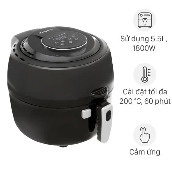 So sánh giá Nồi chiên không dầu Kangaroo 6.5 lít KG65AF rẻ nhất? - Ảnh 2
